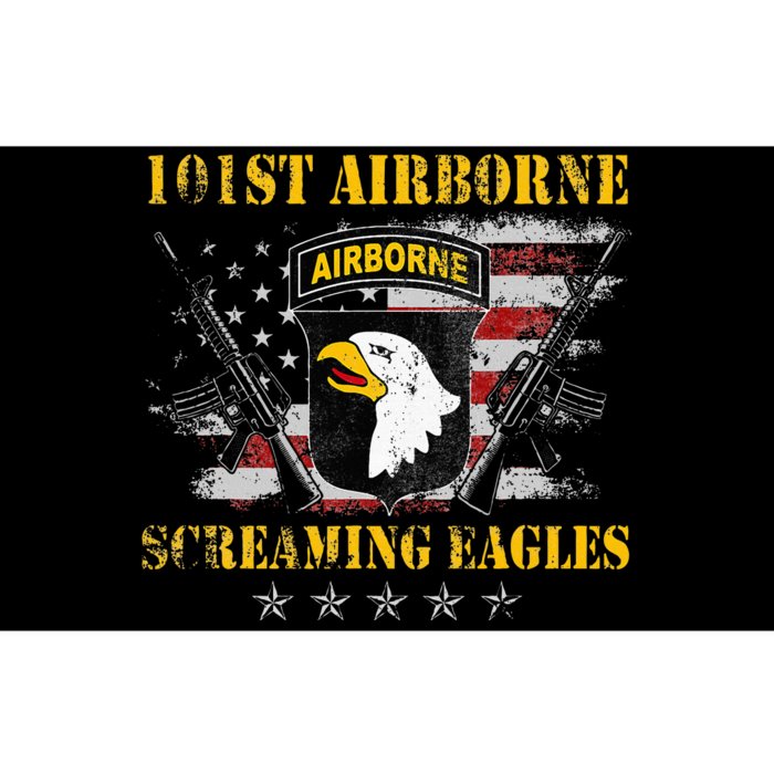 U.S Army 101st Airborne Division Veteran Screaming Eagle Bumper Sticker