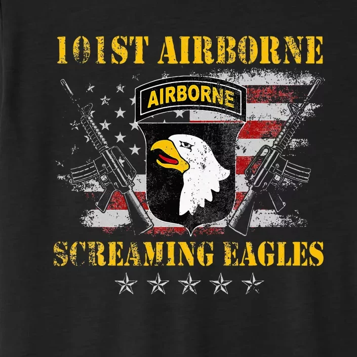 U.S Army 101st Airborne Division Veteran Screaming Eagle ChromaSoft Performance T-Shirt