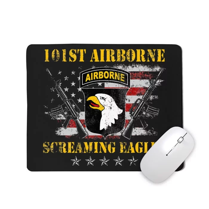 U.S Army 101st Airborne Division Veteran Screaming Eagle Mousepad