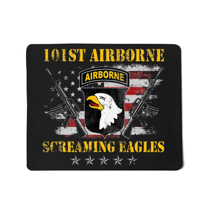 U.S Army 101st Airborne Division Veteran Screaming Eagle Mousepad