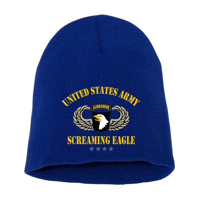 U.S Army 101st Airborne Screaming Eagle Short Acrylic Beanie