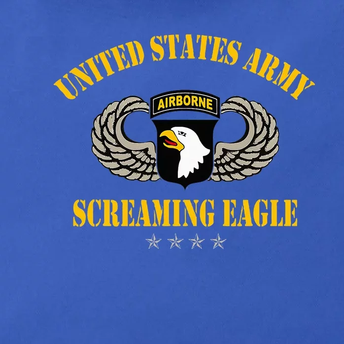 U.S Army 101st Airborne Screaming Eagle Zip Tote Bag