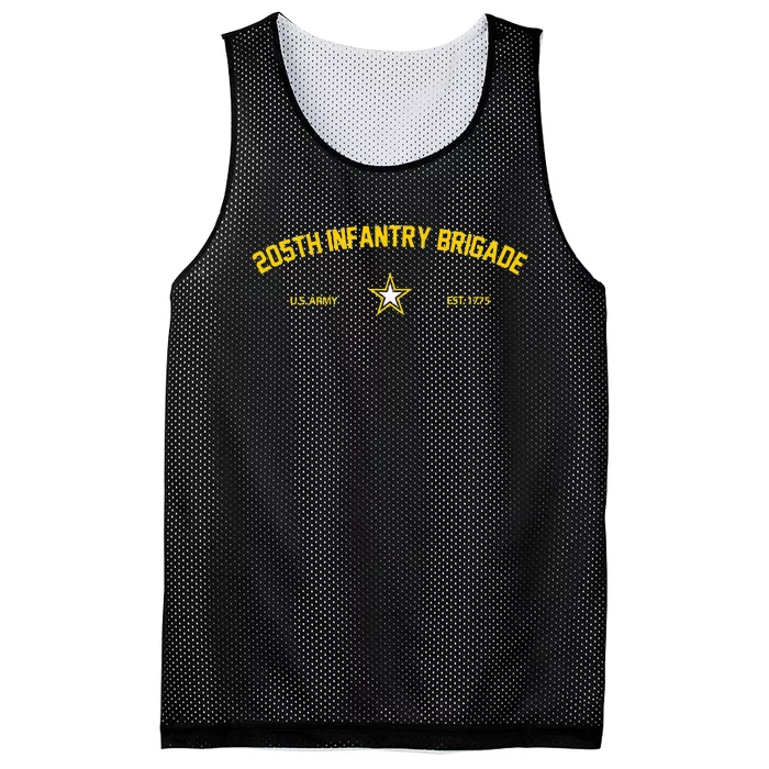 U.S Army 205th Infantry Brigade Mesh Reversible Basketball Jersey Tank