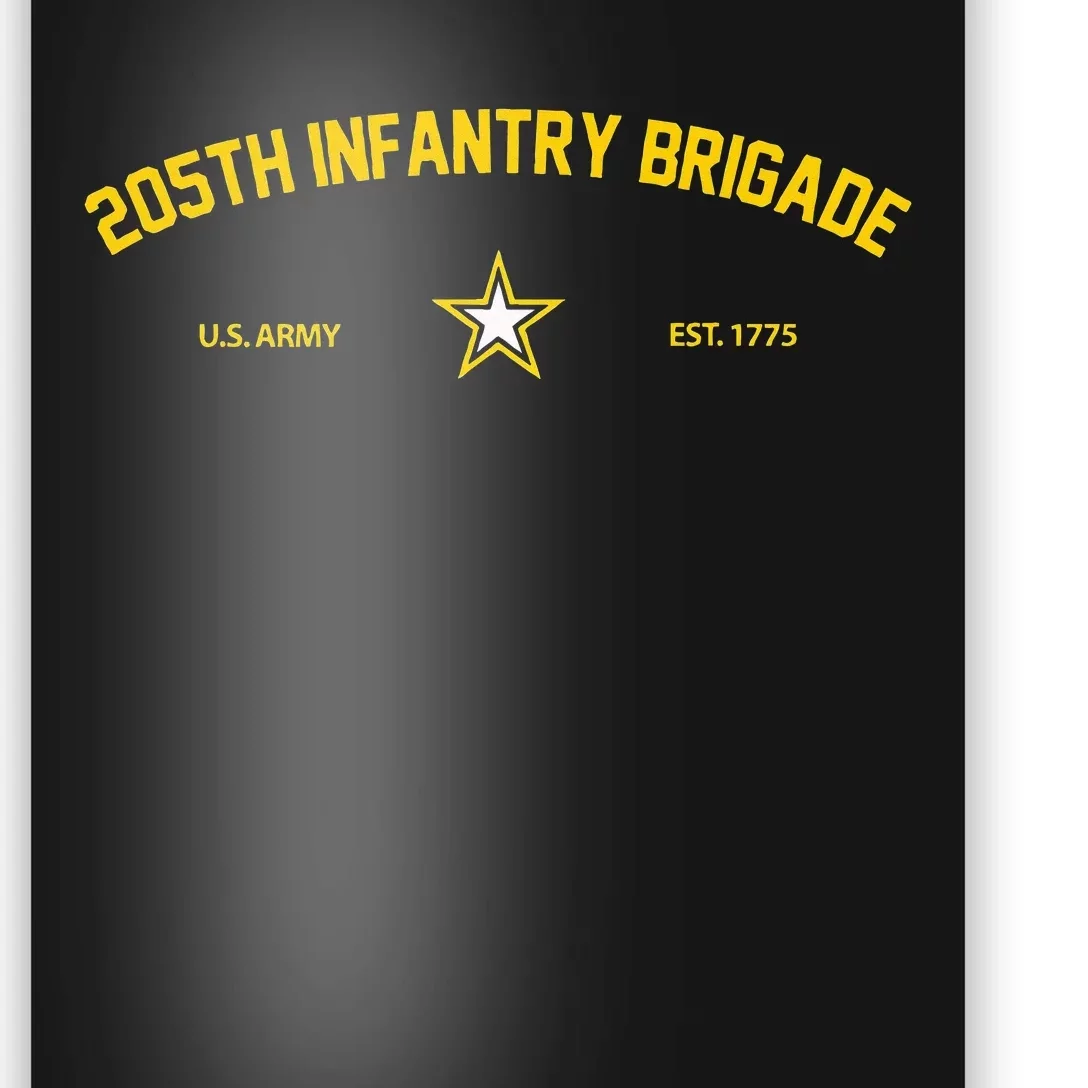 U.S Army 205th Infantry Brigade Poster