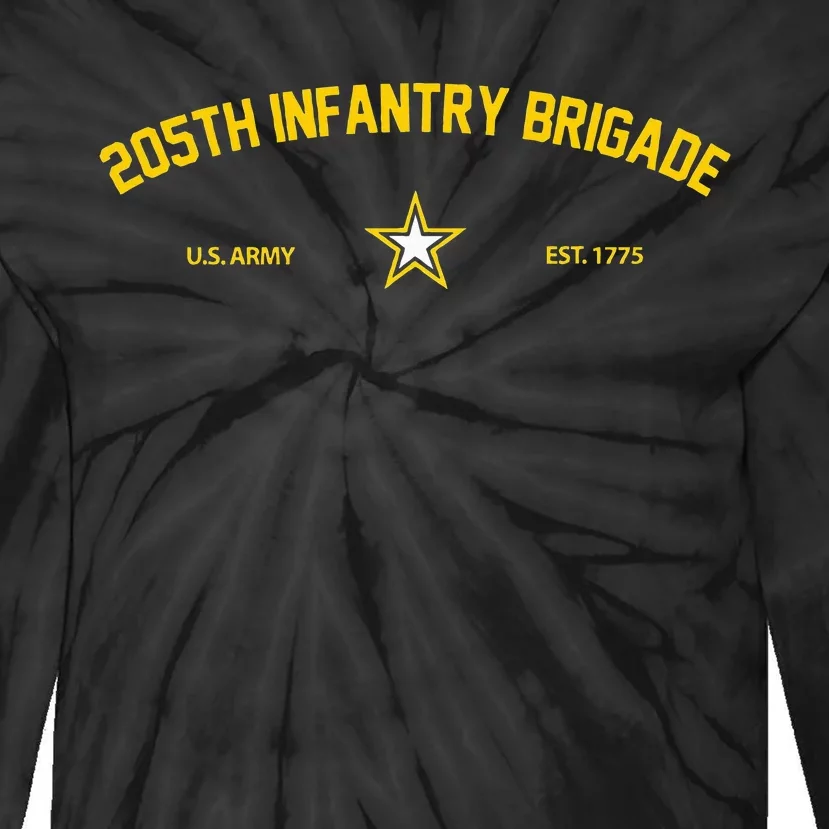 U.S Army 205th Infantry Brigade Tie-Dye Long Sleeve Shirt