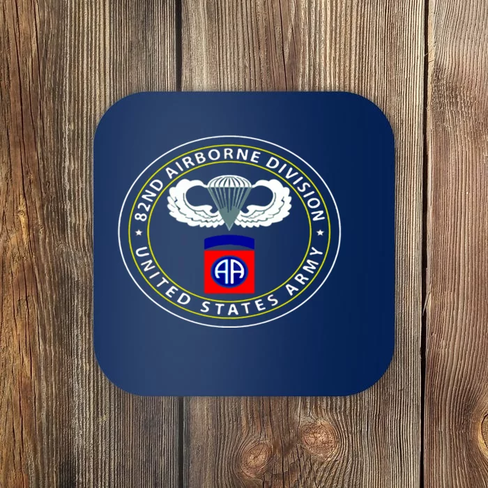 US Army 82nd AIRBORNE Division Veteran Coaster