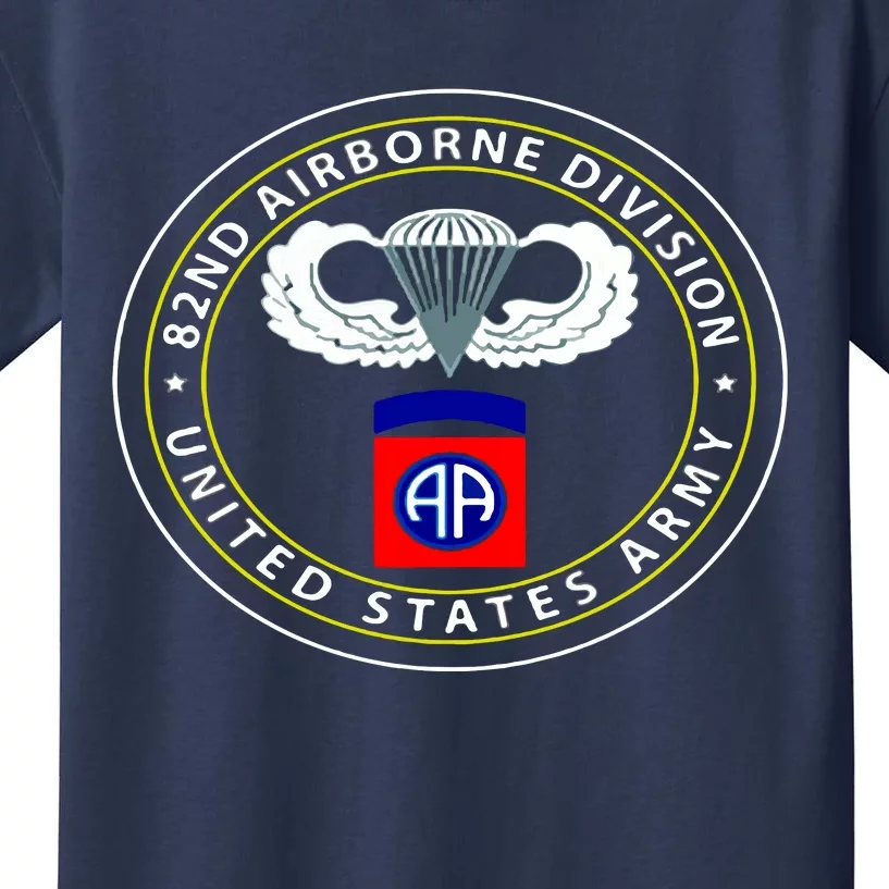 US Army 82nd AIRBORNE Division Veteran Kids T-Shirt