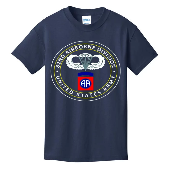 US Army 82nd AIRBORNE Division Veteran Kids T-Shirt