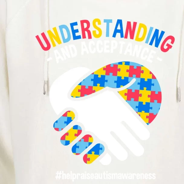 Understanding And Acceptance Autism Awareness Great Gift Womens Funnel Neck Pullover Hood