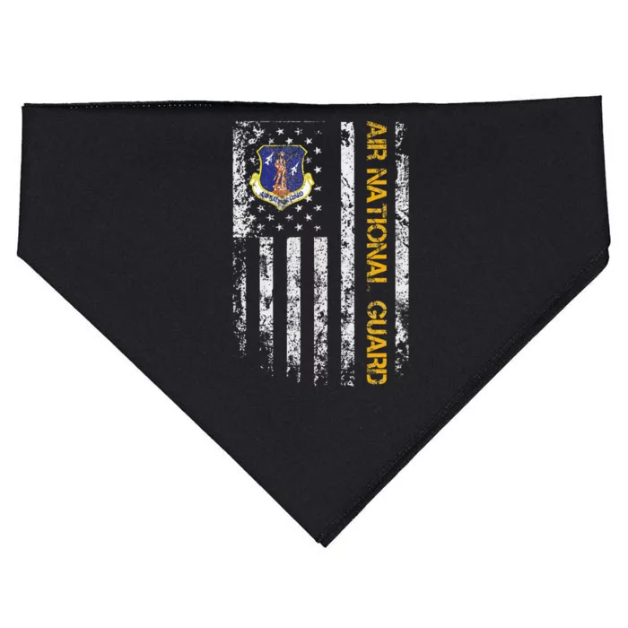 U.S Army Air National Guard Veteran Retired Military USA-Made Doggie Bandana