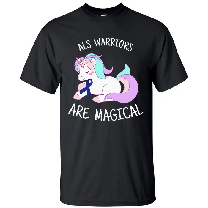 Unicorn ALS Awareness , ALS Warrior Tall T-Shirt