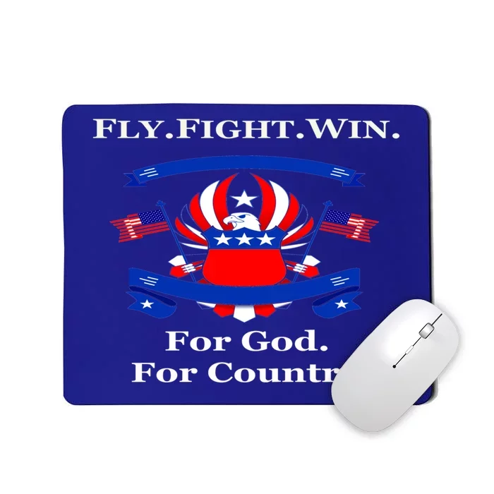 Us Academy Air Force Patriot Fly Fight Win Day Usa Gift Mousepad