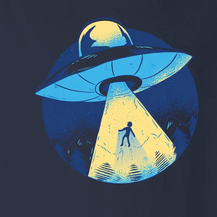 Ufo Alien Abduction Flying Saucer Area 51 Conspiracy Toddler Long Sleeve Shirt