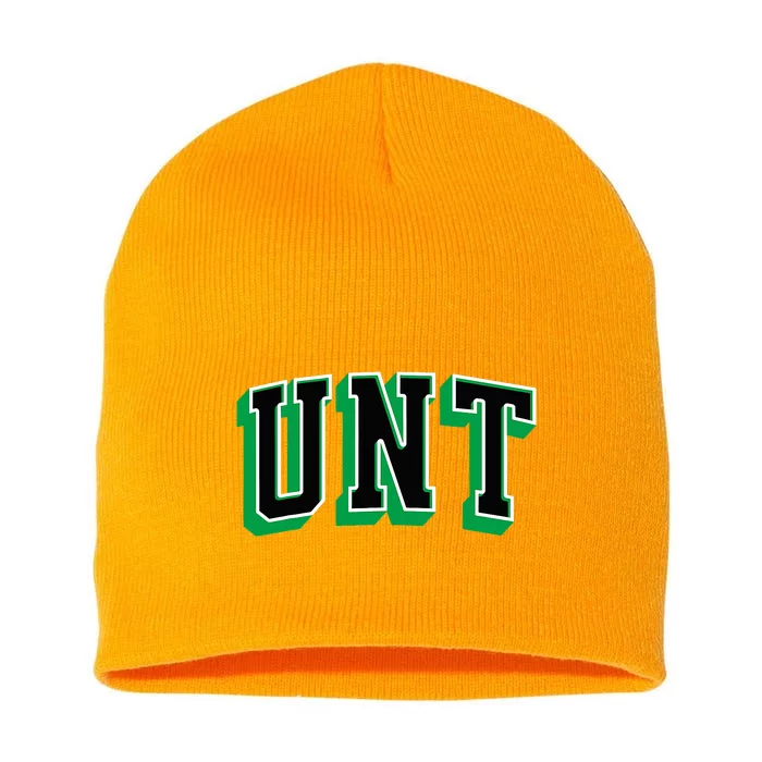 UNT Athletic Arch College University ! Alumni Short Acrylic Beanie