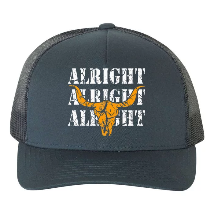 USA Alright Alright Alright Texas Pride Yupoong Adult 5-Panel Trucker Hat