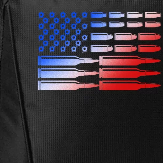 USA American Bullet Flag City Backpack