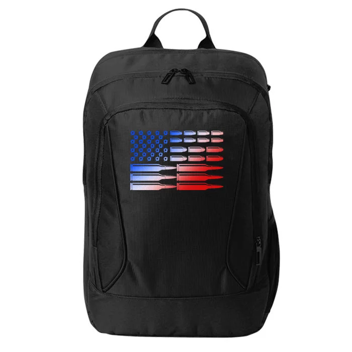 USA American Bullet Flag City Backpack