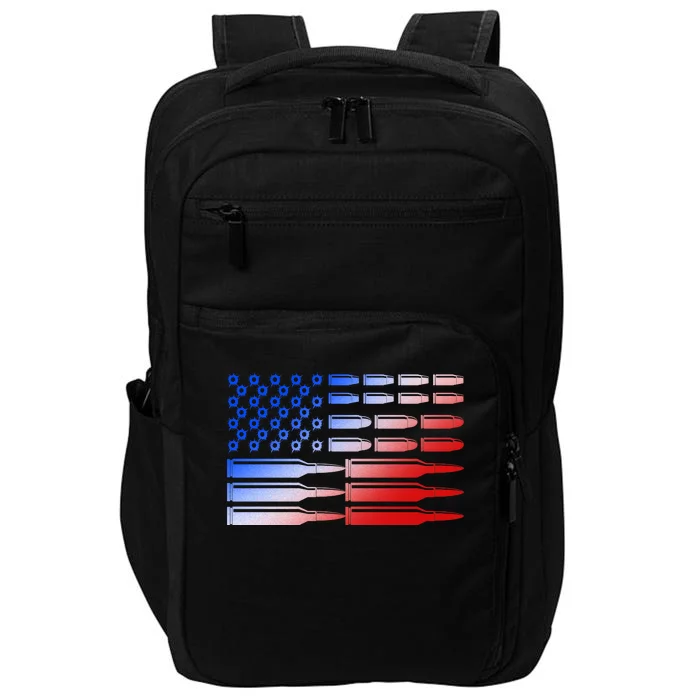 USA American Bullet Flag Impact Tech Backpack