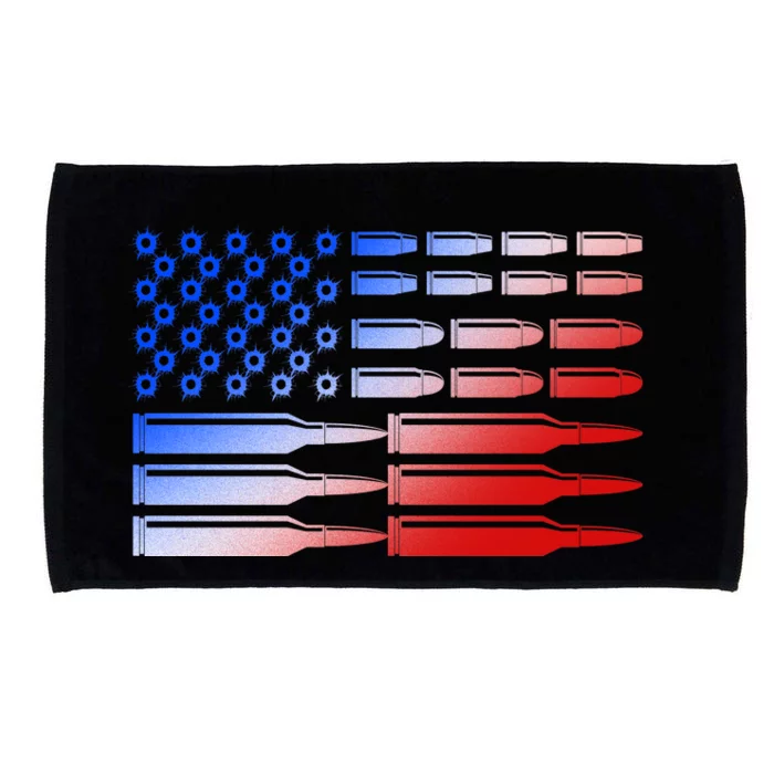 USA American Bullet Flag Microfiber Hand Towel