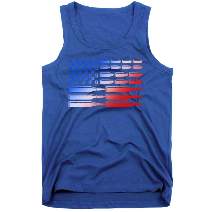 USA American Bullet Flag Tank Top