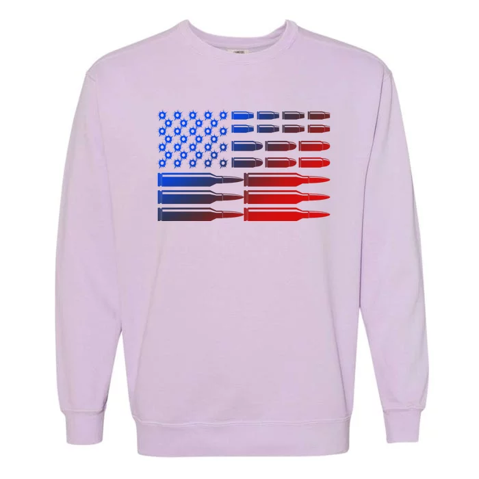 USA American Bullet Flag Garment-Dyed Sweatshirt