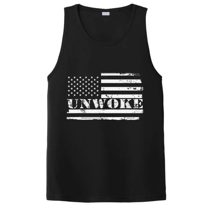 Unwoke Awake But Not Woke Performance Tank