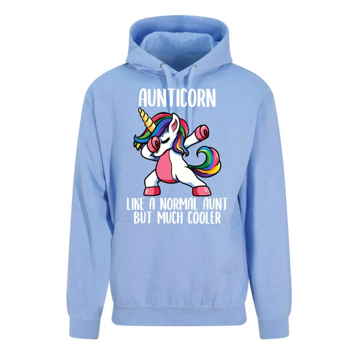 Unicorn Aunt Birthday Party Aunticorn Cute Cool Gift Unisex Surf Hoodie