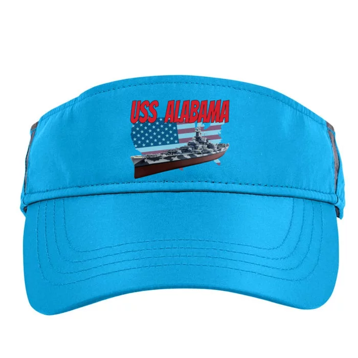 Uss Alabama Bbgift60 Ww2 And Cold War Veteran Battleship Boy Dad Gift Adult Drive Performance Visor