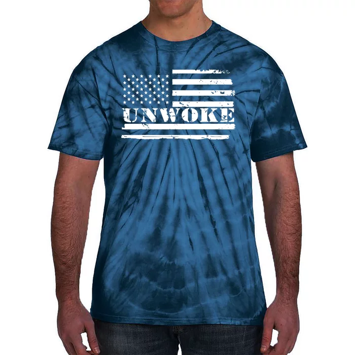 Unwoke Awake But Not Woke Tie-Dye T-Shirt