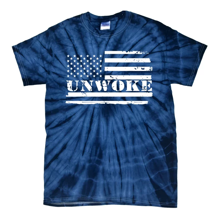 Unwoke Awake But Not Woke Tie-Dye T-Shirt