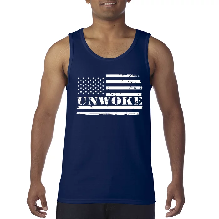 Unwoke Awake But Not Woke Tank Top