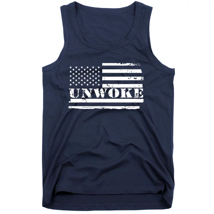 Unwoke Awake But Not Woke Tank Top