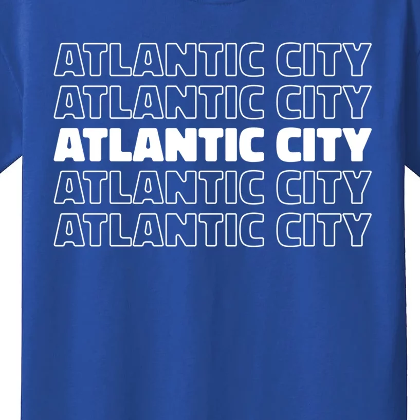 Us American City Resident Usa New Jersey Atlantic City Gift Kids T-Shirt