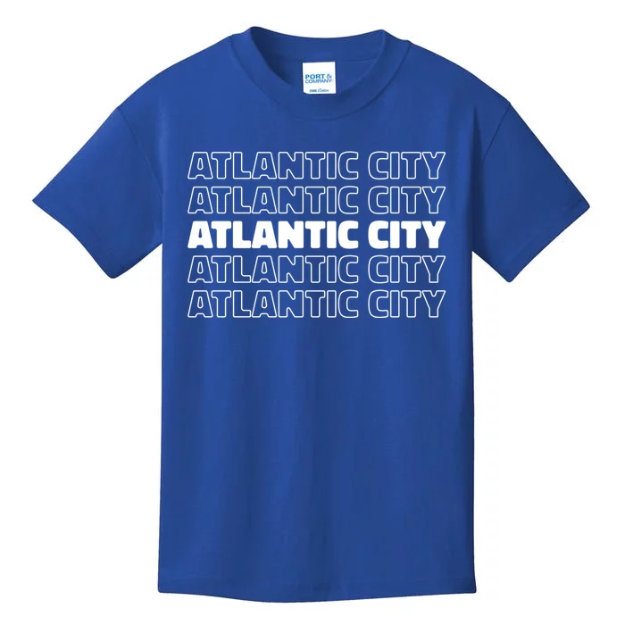 Us American City Resident Usa New Jersey Atlantic City Gift Kids T-Shirt