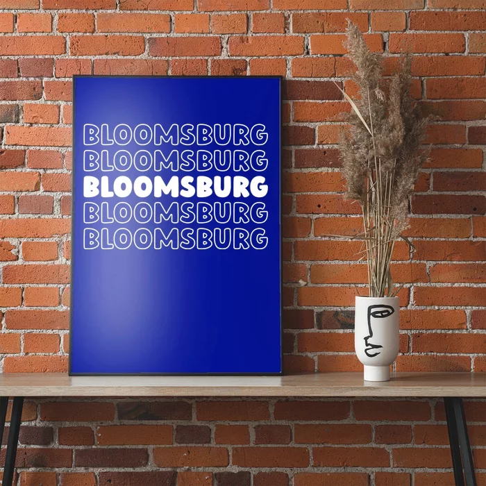 Us American City Usa Resident Pennsylvania Bloomsburg Gift Poster