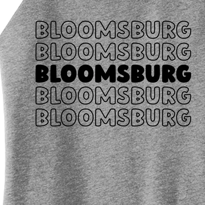 Us American City Usa Resident Pennsylvania Bloomsburg Gift Women’s Perfect Tri Rocker Tank