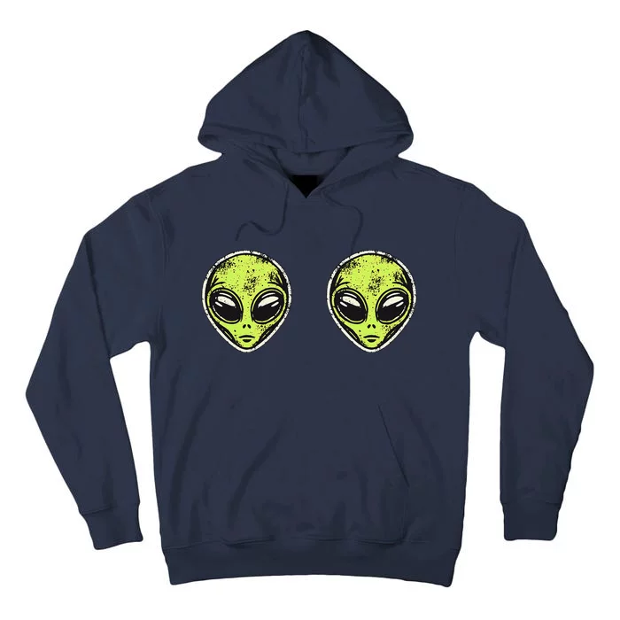 Ufo Alien Costume Women Funny Alien Head Bra Halloween Tall Hoodie