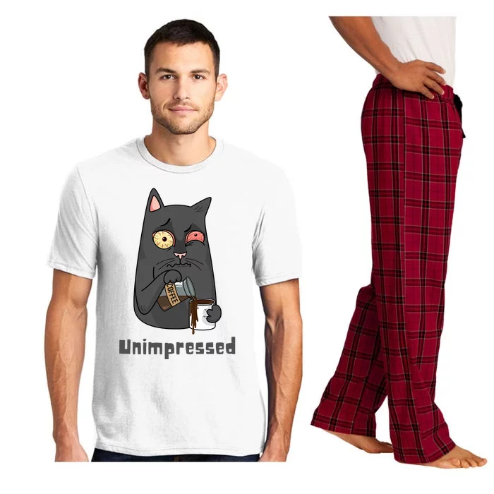 Unimpressed Angry Cat Pajama Set