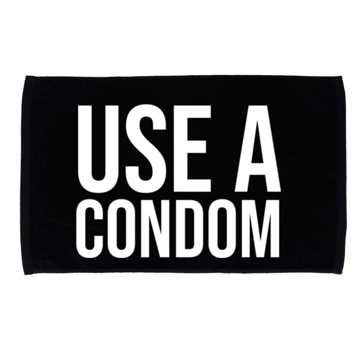 Use A Condom Microfiber Hand Towel