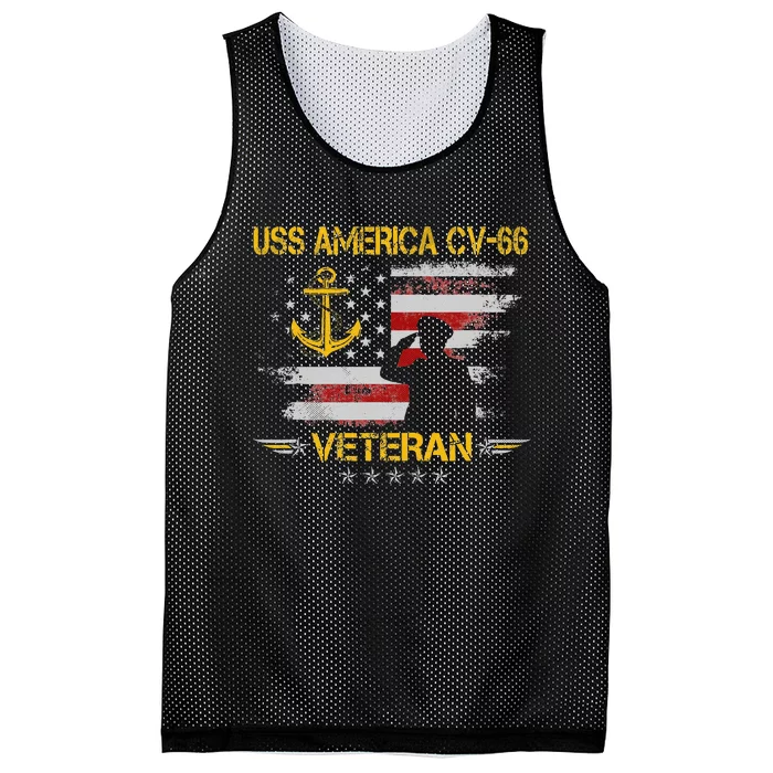 USS America CV66 Aircraft Carrier Veteran Flag Veterans Day Mesh Reversible Basketball Jersey Tank