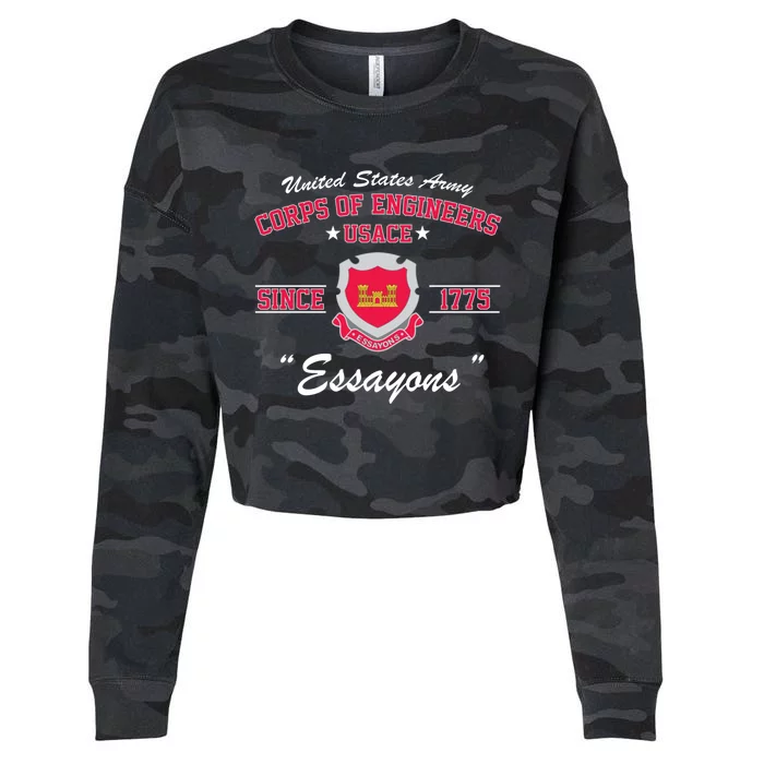 Us Army Corps Of Engineers (Usace) Gift Cropped Pullover Crew