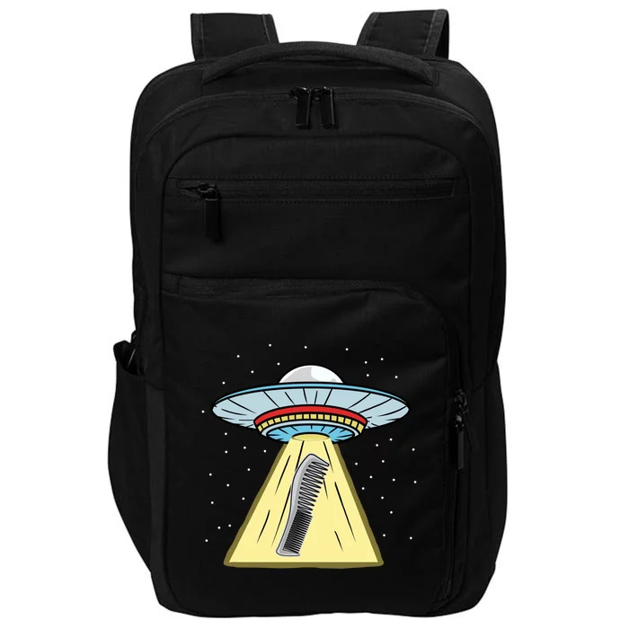 Ufo Abduction Comb Hairstylist Cool Gift Impact Tech Backpack