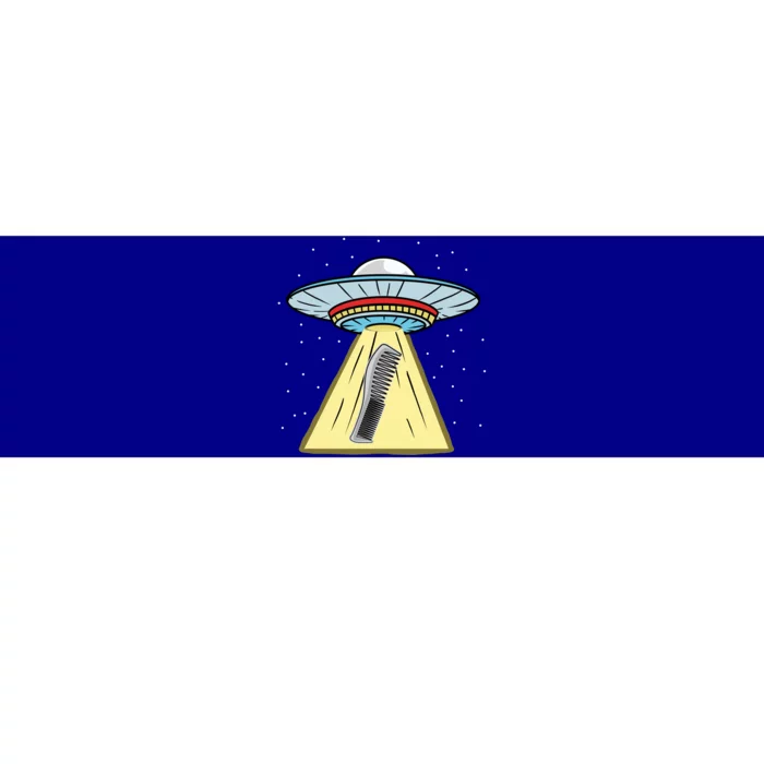 Ufo Abduction Comb Hairstylist Cool Gift Bumper Sticker