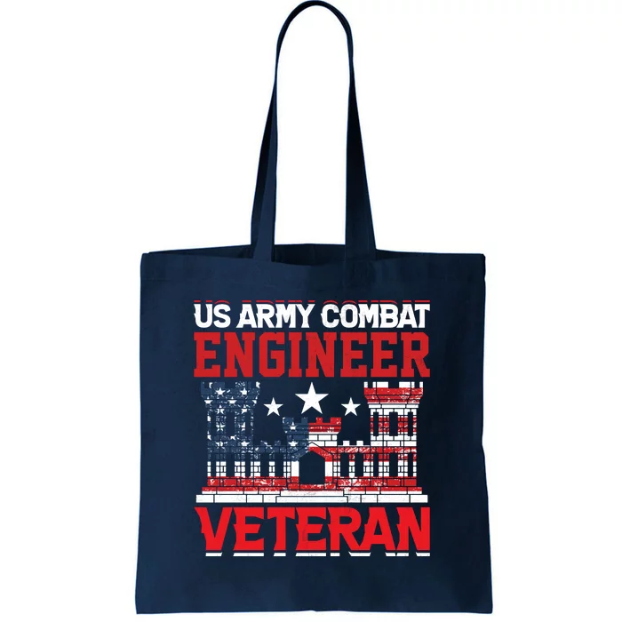 US Army Combat Engineer Veteran Gift Tote Bag