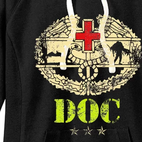 U.S. Army Combat Medic Veteran Medical Military Veterans Day Women's Fleece Hoodie