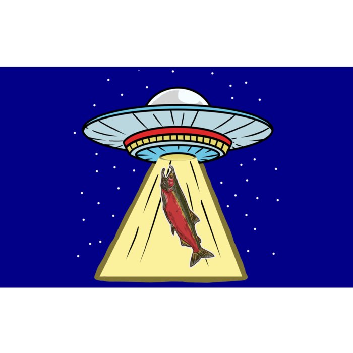 Ufo Abduction Coho Salmon Meaningful Gift Bumper Sticker