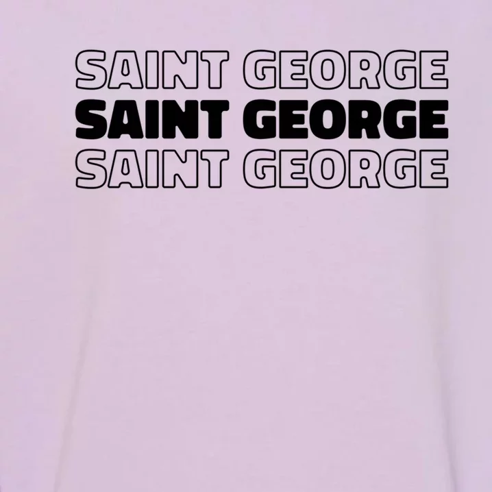 Us American City Resident Usa Utah Saint George Gift Garment-Dyed Sweatshirt