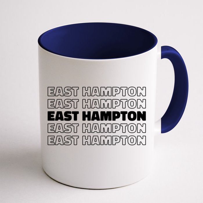 Us American City Resident Usa New York East Hampton Cool Gift Front & Back Coffee Mug