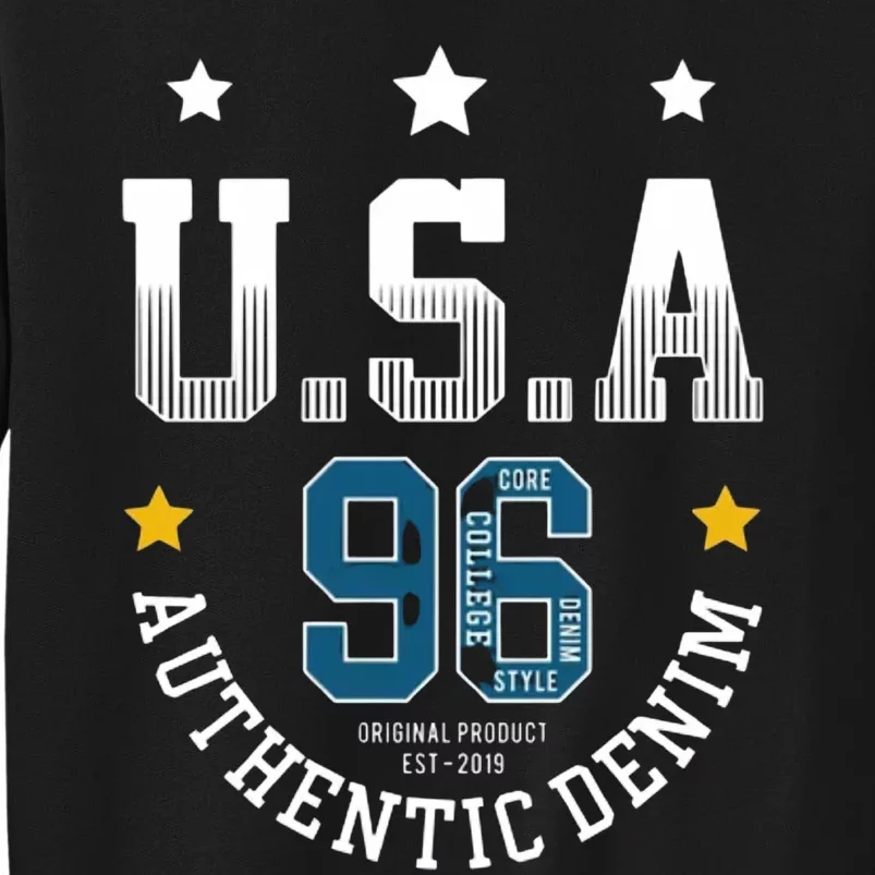 Usa Authantic Denim Sweatshirt