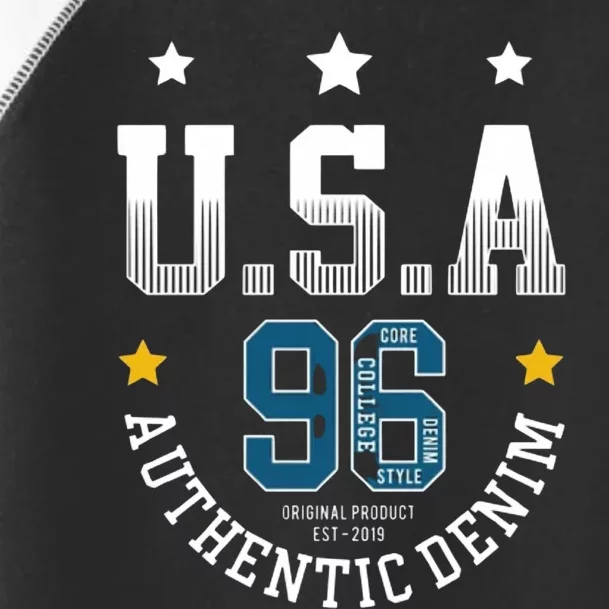 Usa Authantic Denim Toddler Fine Jersey T-Shirt